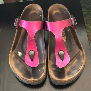 Pink Birkenstock Sandals Sz 40